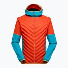 La Sportiva vyriška hibridinė striukė Koro cherry tomato/tropic blue