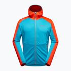 Vyriškas džemperis La Sportiva Upendo Hoody tropic blue/ cherry tomato