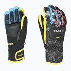 Slidinėjimo pirštinės Level Race Replica black/yellow