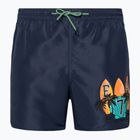 Vyriški maudymosi šortai EA7 Emporio Armani Water Reactive Monogram Boxer blu navy