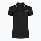 Moteriški polo marškinėliai EA7 Emporio Armani Train Core black