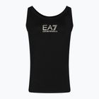 Moteriškas tank topas EA7 Emporio Armani Train Shiny black/logo light gold