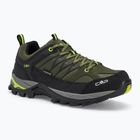 Vyriški CMP Rigel Low Wp džiunglių/geltonos spalvos fluo trekingo batai