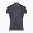 Vyriški polo marškinėliai CMP 34D5987 black/blue