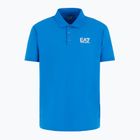 Vyriški marškinėliai EA7 Emporio Armani Train Visibility Polo lapis blue