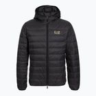 Vyriška striukė EA7 Emporio Armani Train Core Id Down Light Jacket Hoodie black