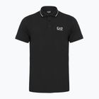 Vyriški polo marškinėliai EA7 Emporio Armani Core Identity Piqué Polo black