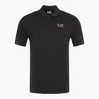 Vyriški marškinėliai EA7 Emporio Armani Train 7 Lines Polo black 0200