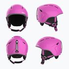 Vaikiškas slidinėjimo šalmas Briko Makalu Jr shiny pink/white