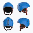 Vaikiškas slidinėjimo šalmas Briko Makalu Jr shiny lochmara blue/pomegranate red