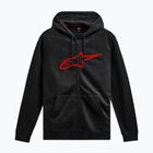 Vyriškas džemperis Alpinestars Ageless II Zip Hoodie black/red