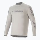 Vyriški dviračio marškinėliai ilgomis rankovėmis Alpinestars A-Dura Switch light gray