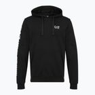 Vyriškas džemperis Emporio Armani EA7 Train Logo Series Extended Logo Hoodie black / white