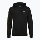 Vyriškas džemperis Emporio Armani EA7 Train Logo Series Extended Logo Hoodie black / gold