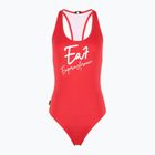 Moteriškas vientisas maudymosi kostiumėlis EA7 Emporio Armani Maxi Logo One Piece racing red