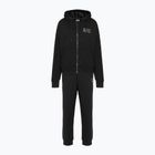 Moteriškas EA7 Emporio Armani Traukinio matomumo sportinis kostiumas HO CH FZ black/gold