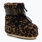 Moteriški sniego batai Moon Boot Icon Low Fleece Leopard cognac/cocoa