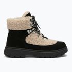 Moteriški sniego batai Moon Boot Combat Boot Fleece black/off white