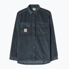 Vyriški marškiniai Kaotiko Courduroy Minimal bluish-grey