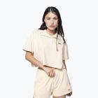 Moteriški polo marškinėliai Kaotiko Towel Stripe yellow / white