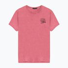 Vyriški marškinėliai Kaotiko Washed No Roles Flower pink flamingo