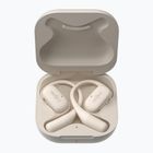 Belaidės ausinės Shokz OpenFit beige