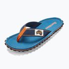Šlepetės per pirštą Gumbies Islander tricolor blue