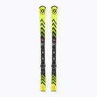 Vaikiškos kalnų slidės Völkl Racetiger Junior Pro + 7.0 VMotion Jr flo yellow/black