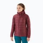 Moteriška pūkinė striukė Rab Microlight Alpine maroon QDB-13-DEH-08