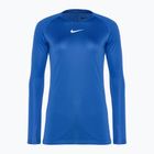 Moteriški termoaktyvūs marškinėliai ilgomis rankovėmis Nike Dri-FIT Park First Layer LS royal blue/white