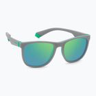 Vaikiški akiniai nuo saulės Polaroid PLD 8049/S grey green/greygreen mirror polarized