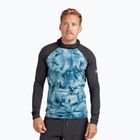 Dakine vyriški plaukimo marškinėliai Hd Snug Fit Rashguard Hoodie blue/black DKA363M0004