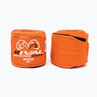 Bokso tvarsčiai Rival Mexican Handwraps 180 cm orange