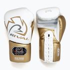 Bokso pirštinės Rival RS100 Professional white/gold