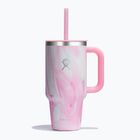 "Hydro Flask Travel Tumbler Jelly" termo puodelis 945 ml rožinis sūkurys