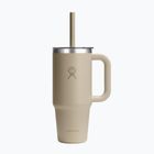 Puodelis Hydro Flask Travel Tumbler Clear Lid 710 ml oat
