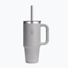 Puodelis Hydro Flask Travel Tumbler Clear Lid 710 ml birch