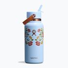 Termo gertuvė Hydro Flask Wide Mouth with Flex Straw Cap 946 ml western light blue