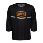 Vyriški dviratininko marškinėliai 100% Airmatic 3/4 black/orange