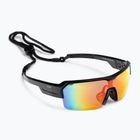 Ocean Sunglasses akiniai nuo saulės Race blizgantys juodi/raudoni 3803.1X dviračių akiniai