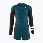 Hurley Advant Shorty Texture 2/2 mm Springsuit black/skyblue moteriškas hidrokostiumas