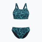 Moteriškas dviejų dalių plaukimo kostiumas Orca Core Bikini dark green