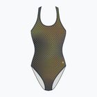 Moteriškas vientisas plaukimo kostiumas RAS Maze Classic Back black