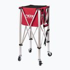 Krepšys kamuoliams Nox Foldable Balls Basket With Wheels Red