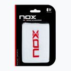Riešo juostos NOX Wristband with Logo 2 szt. white/red