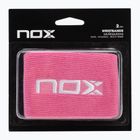 Riešo juostos NOX Wristband with Logo 2 szt. pink/white