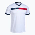 Vyriški teniso marškinėliai Joma Court white/red