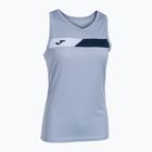 Moteriškas teniso tank topas Joma Court Sleeveless sky blue/navy