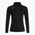 Moteriški bėgimo marškinėliai Joma R-City Full Zip juodos spalvos 901829.100