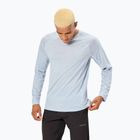 Vyriški bėgimo marškinėliai ilgomis rankovėmis NNormal Merino blue
